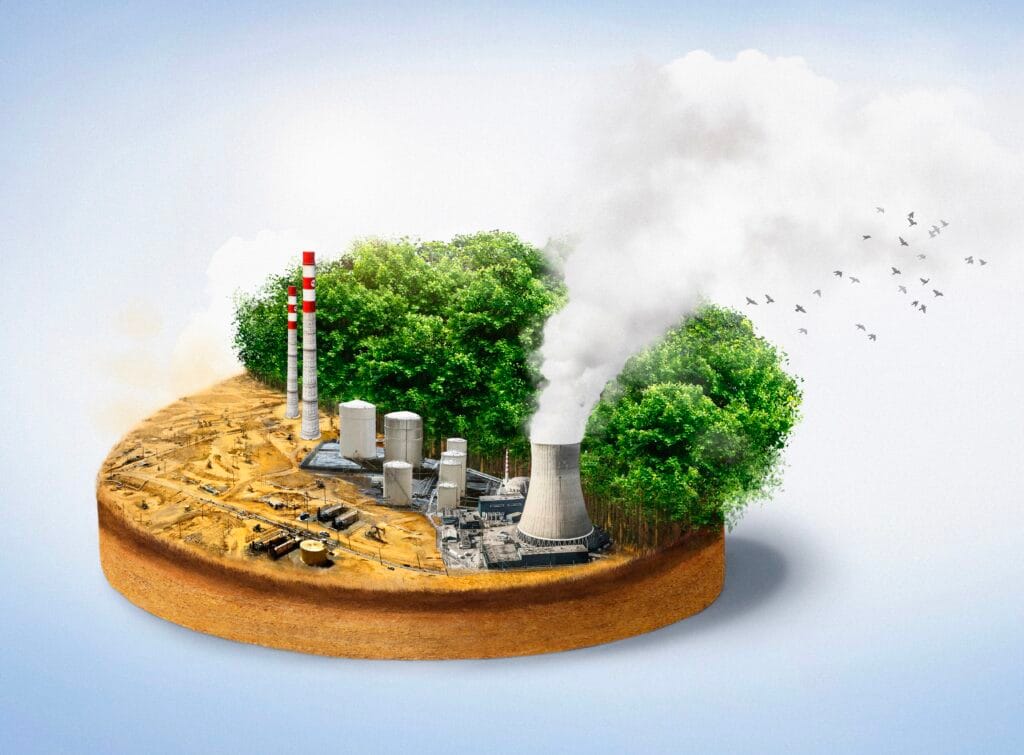 Emission carbon, credit carbon, carbon verifier by freepik