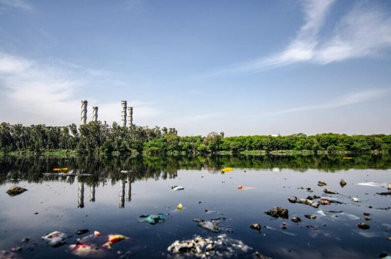 Garbage on Body of Water by pexel